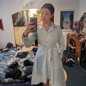 Kikilynn striped collared dress - size 6